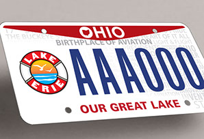 Lake Erie Commission Specialty License Plate Design