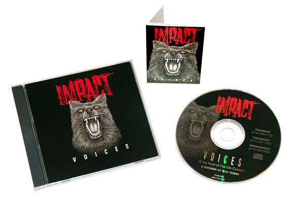 Illustration and design for Impact Voices CD