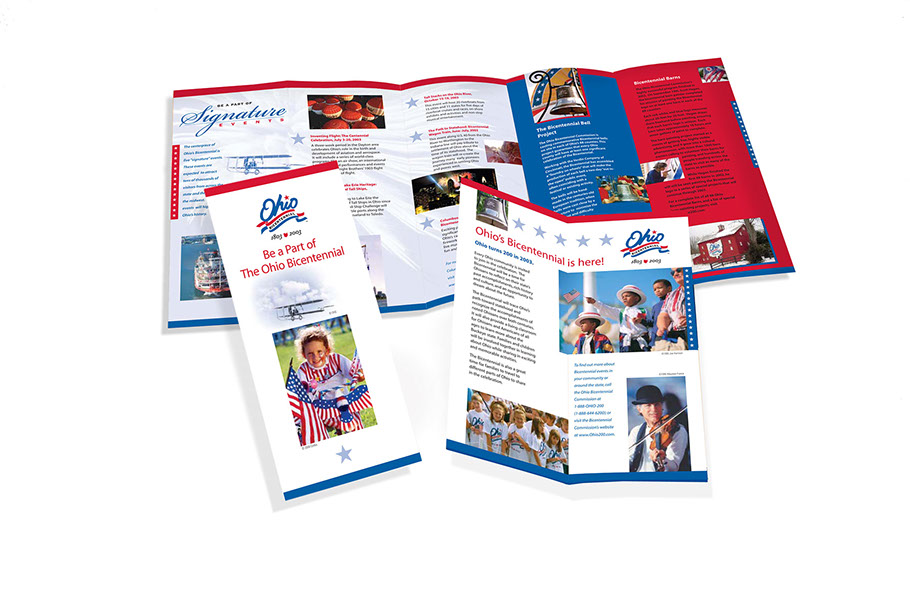 Ohio Bicentennial brochure. Be a Part of The Ohio Bicentennial.